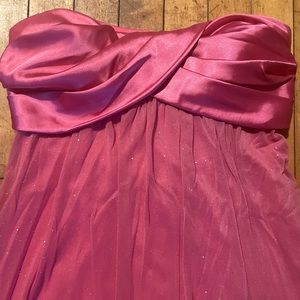 Strapless cocktail dress
